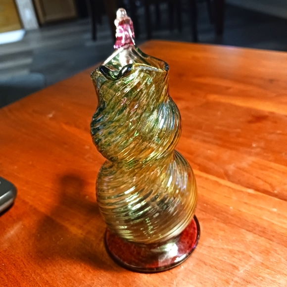 Studio glass pitcher by OFF CENTER artist Ed Francis 1997 - Picture 4 of 7